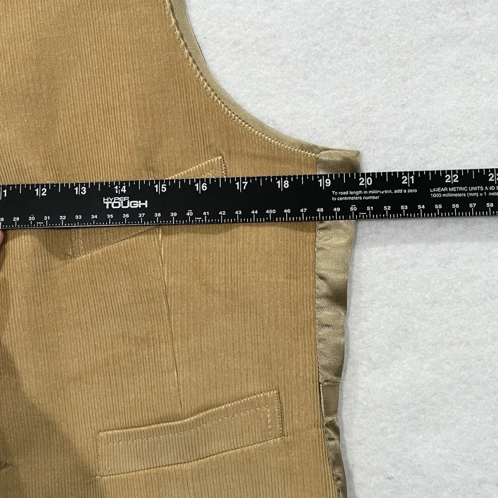 1970s Vintage Corduroy Blazer Vest Set 40R Tan  Preppy  Sport Coat Retro Classic